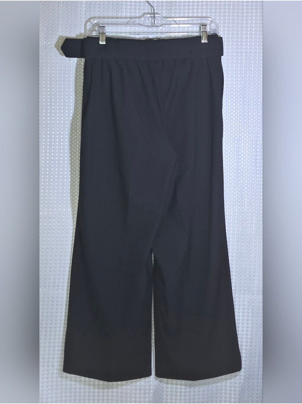 Rachel Zoe NWOT Black Ankle Pants Quiet Luxury Office Siren Minimalist Size 6 - Picture 4 of 10
